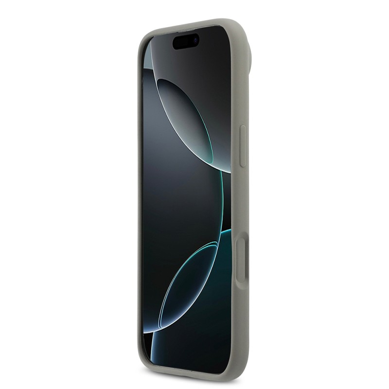 Apple iPhone 17 Air Case DKNY Original Licensed M-safe Charging Feature Metal Logo Silicone Cover - 14