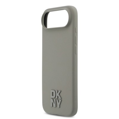 Apple iPhone 17 Air Case DKNY Original Licensed M-safe Charging Feature Metal Logo Silicone Cover - 15