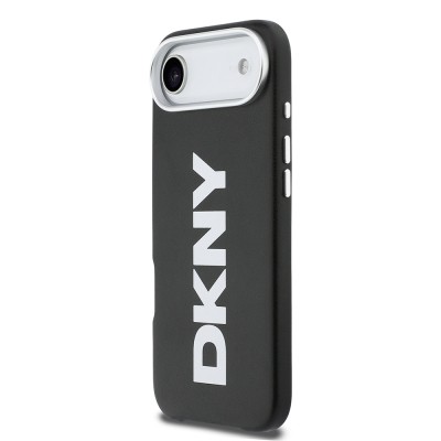 Apple iPhone 17 Air Case DKNY Original Licensed M-safe Charging Feature PU Large Vertical Logo Cover - 4