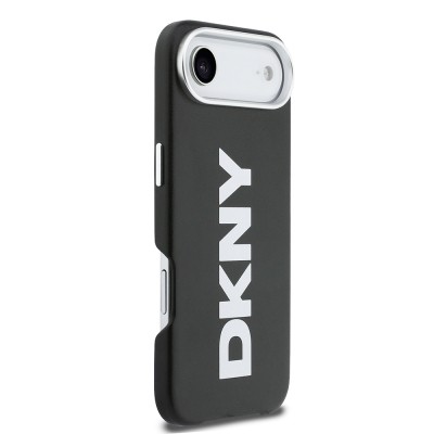 Apple iPhone 17 Air Case DKNY Original Licensed M-safe Charging Feature PU Large Vertical Logo Cover - 6