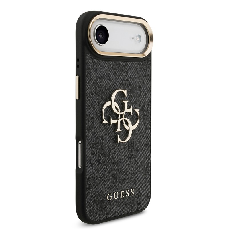 Apple iPhone 17 Air Case Guess Original Licensed 4G Large Metal Logo Thick Strap Cover - 7