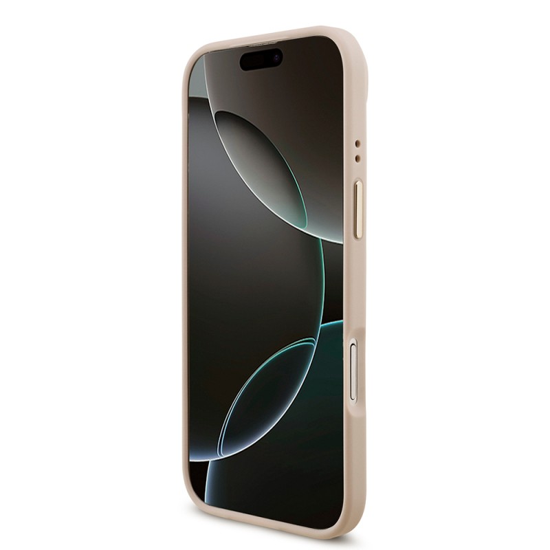Apple iPhone 17 Air Case Guess Original Licensed 4G Large Metal Logo Thick Strap Cover - 14