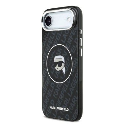 Apple iPhone 17 Air Case Karl Lagerfeld Original Licensed IML Printed KL Heads Cover - 3