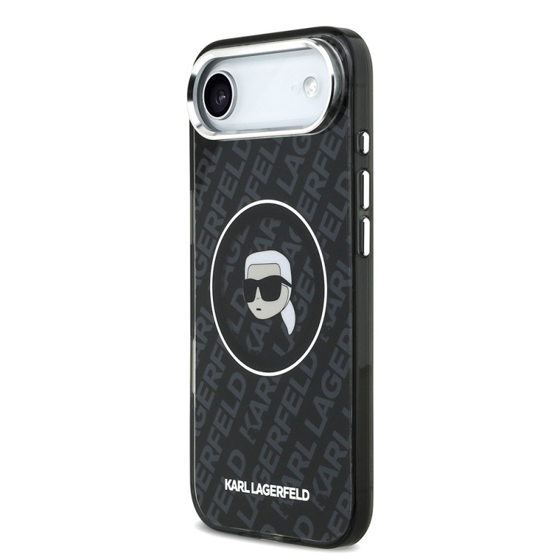 Apple iPhone 17 Air Case Karl Lagerfeld Original Licensed IML Printed KL Heads Cover - 3