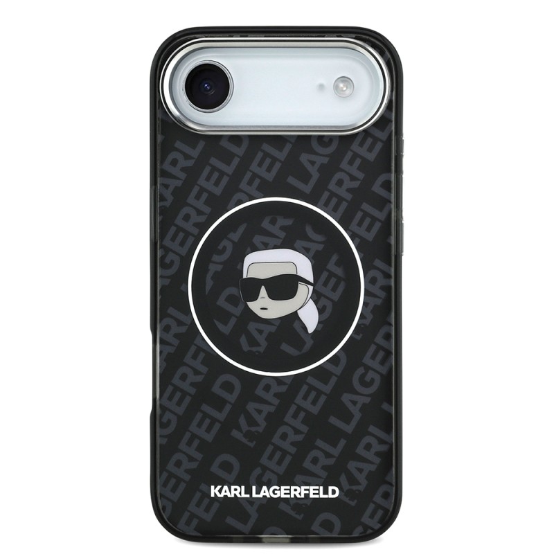Apple iPhone 17 Air Case Karl Lagerfeld Original Licensed IML Printed KL Heads Cover - 4