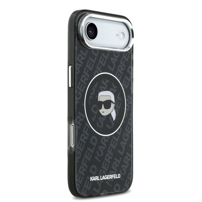 Apple iPhone 17 Air Case Karl Lagerfeld Original Licensed IML Printed KL Heads Cover - 5