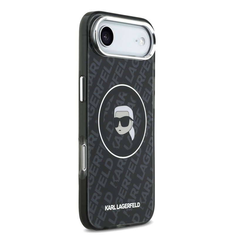 Apple iPhone 17 Air Case Karl Lagerfeld Original Licensed IML Printed KL Heads Cover - 5
