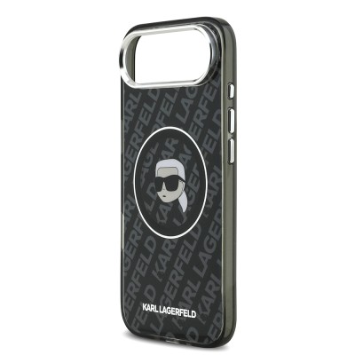 Apple iPhone 17 Air Case Karl Lagerfeld Original Licensed IML Printed KL Heads Cover - 7