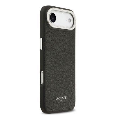Apple iPhone 17 Air Case Lacoste Original Licensed M-Safe Charging Feature Champs Elysees PU Leather Design Cover - 7
