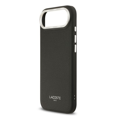 Apple iPhone 17 Air Case Lacoste Original Licensed M-Safe Charging Feature Champs Elysees PU Leather Design Cover - 9