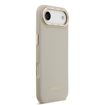 Apple iPhone 17 Air Case Lacoste Original Licensed M-Safe Charging Feature Champs Elysees PU Leather Design Cover - 14