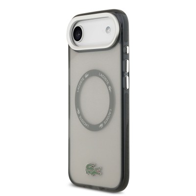 Apple iPhone 17 Air Case Lacoste Original Licensed M-Safe Charging Feature Iconic Crocodile Logo Frosted Cover - 5
