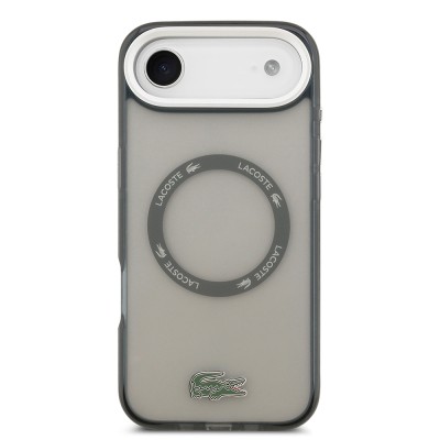 Apple iPhone 17 Air Case Lacoste Original Licensed M-Safe Charging Feature Iconic Crocodile Logo Frosted Cover - 6