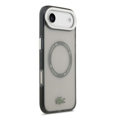 Apple iPhone 17 Air Case Lacoste Original Licensed M-Safe Charging Feature Iconic Crocodile Logo Frosted Cover - 7