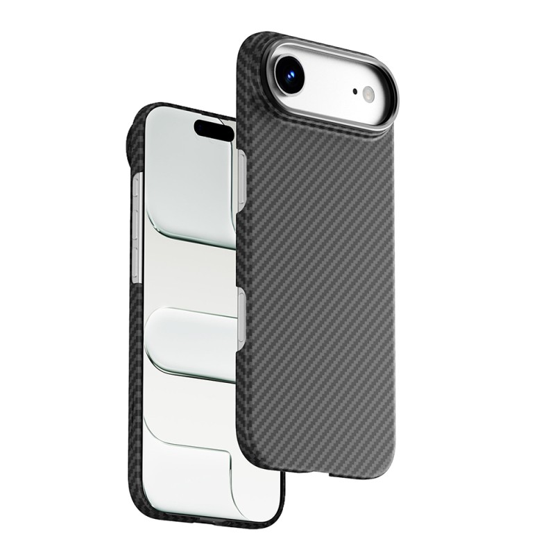 Apple iPhone 17 Air Case M-safe Charging Feature Camera Stand Wiwu DCC-206 Aramid Air Cover - 1