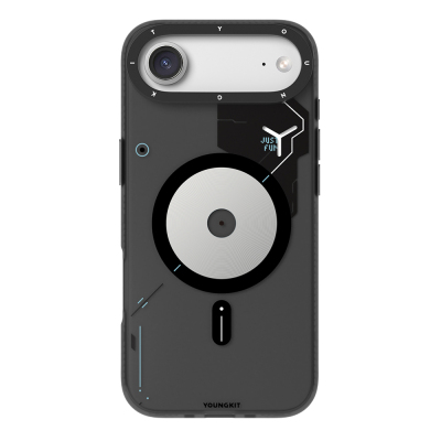 Apple iPhone 17 Air Case M-safe Charging Feature Disc Pattern Youngkit Disc Battle Cover - Youngkit