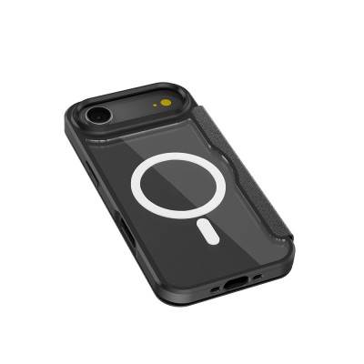 Apple iPhone 17 Air Case M-Safe Charging Feature Raptic Air Folio Transparent Card Holder Cover Case - 5