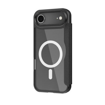 Apple iPhone 17 Air Case M-Safe Charging Feature Raptic Air Folio Transparent Card Holder Cover Case - 9