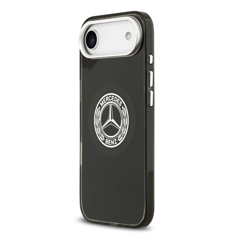 Apple iPhone 17 Air Case Mercedes Benz Original Licensed M-Safe Charging Feature Dual Layer PC Nostalgic Star Design Cover - 4