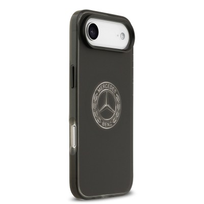 Apple iPhone 17 Air Case Mercedes Benz Original Licensed M-Safe Charging Feature Frosted PC Nostalgic Star Design Cover - 12