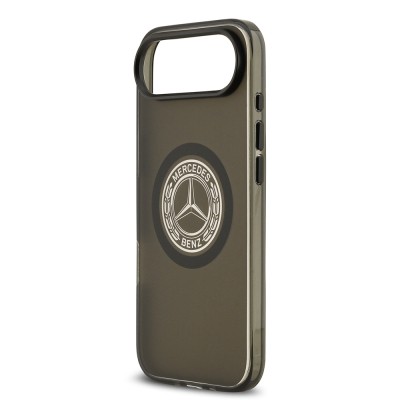 Apple iPhone 17 Air Case Mercedes Benz Original Licensed M-Safe Charging Feature Frosted PC Nostalgic Star Design Cover - 14