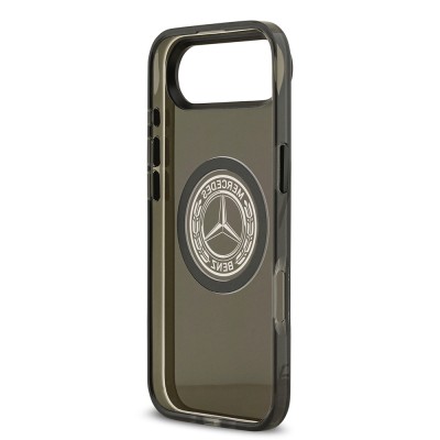 Apple iPhone 17 Air Case Mercedes Benz Original Licensed M-Safe Charging Feature Frosted PC Nostalgic Star Design Cover - 15