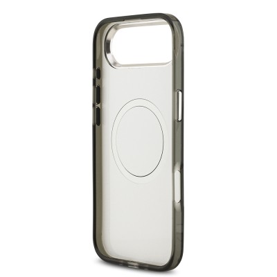 Apple iPhone 17 Air Case Original Licensed M-Safe Charging Feature Karl Lagerfeld IML Printed Monogram Design Cover - 8