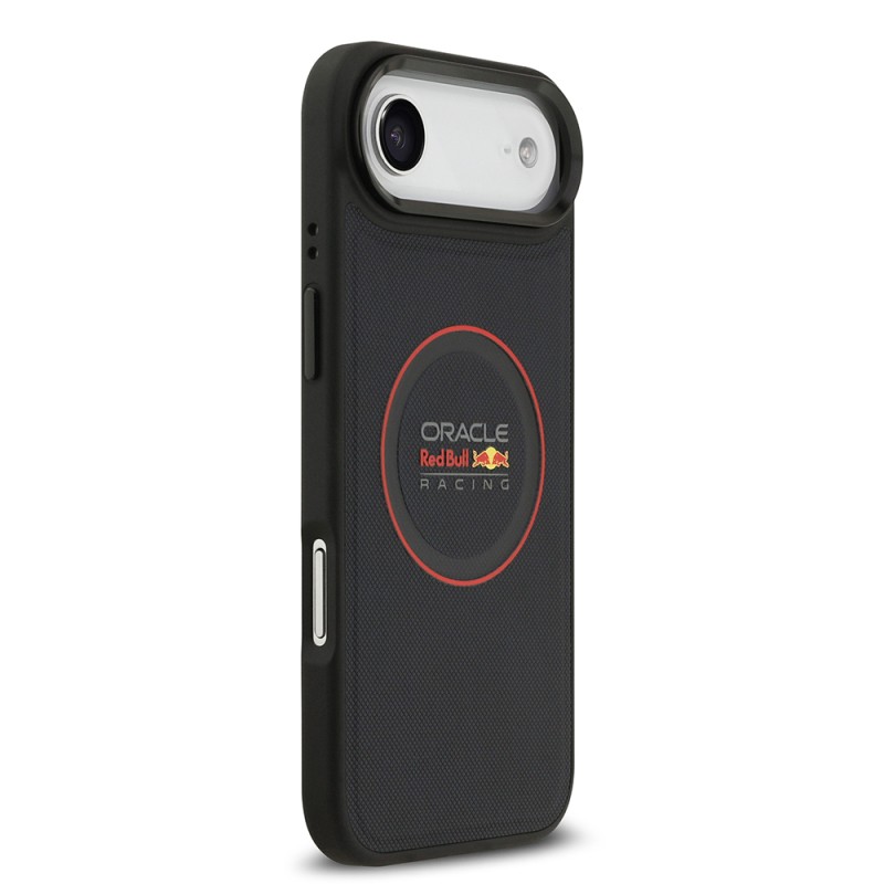 Apple iPhone 17 Air Case Redbull Original Licensed M-safe Charging Feature Red Ring and Logo Embossed PU Leather Cover - 6