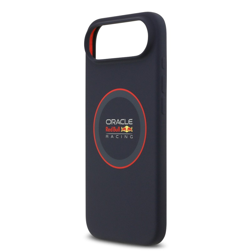 Apple iPhone 17 Air Case Redbull Original Licensed M-safe Charging Feature Red Ring and Logo Silicone Cover - 7