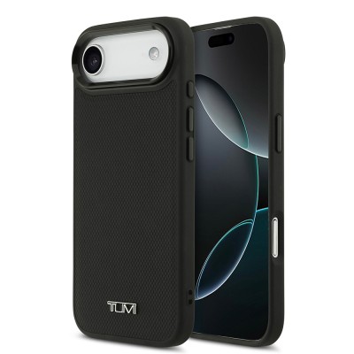 Apple iPhone 17 Air Case TUMI M-safe Charging Feature Leather Dotted Design Cover - 2