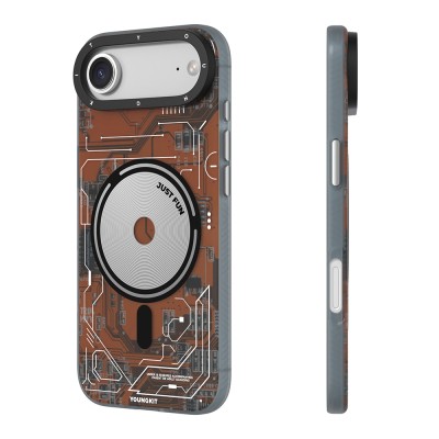 Apple iPhone 17 Air Case with M-safe Charging Feature and Camera Control Button, Youngkit Technology Series Cover - 5