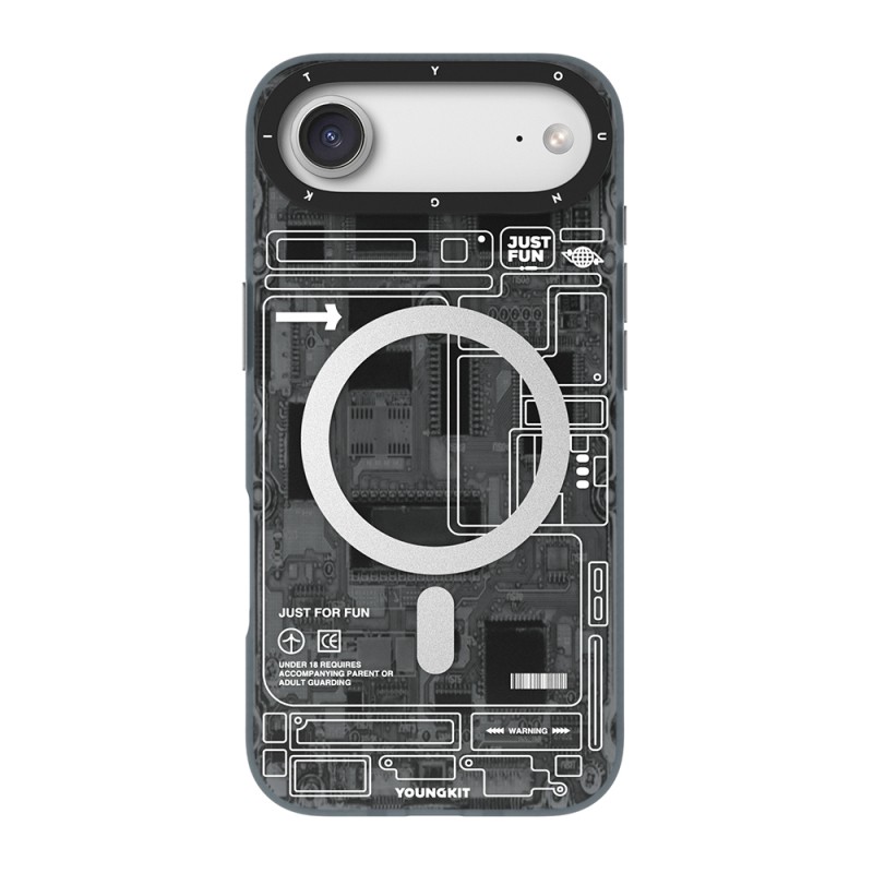 Apple iPhone 17 Air Case with M-safe Charging Feature and Camera Control Button, Youngkit Technology Series Cover - 3