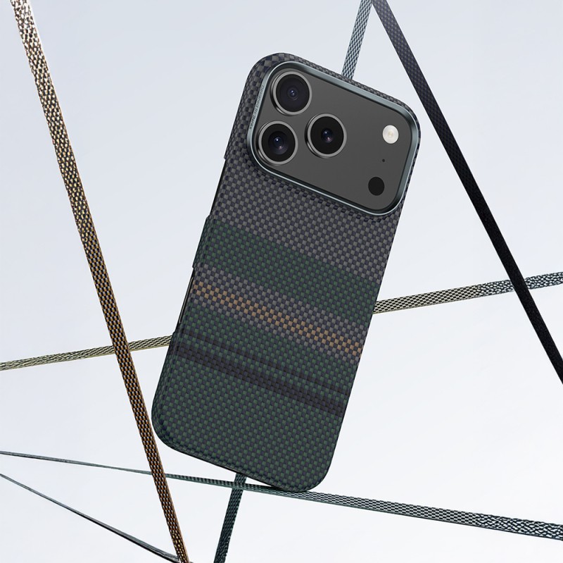 Apple iPhone 17 Air Case with M-Safe Charging Feature Carbon Fiber Design Benks Aurora ArmorAir Kevlar Cover - 5