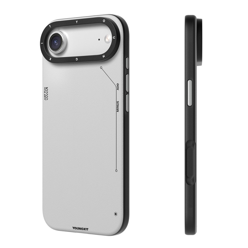 Apple iPhone 17 Air Case with M-safe Charging Function, Simple Matte Leather Pattern, Youngkit Tech Fashion Series Cover - 7