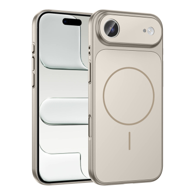 Apple iPhone 17 Air Case Zore M-Safe Charging Camera Protection Formen Cover - Zore