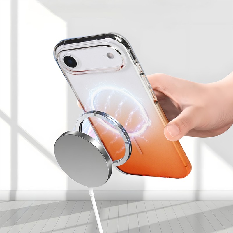 Apple iPhone 17 Air Case Zore Septic Silicone Cover M-Safe Charging Feature - 16