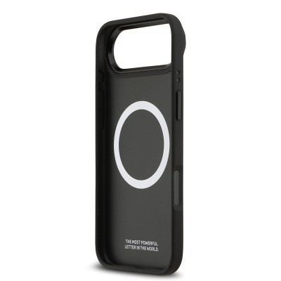 Apple iPhone 17 Air Kılıf BMW Orjinal Lisanslı M-safe Şarj Özellikli Karbon Fiber Metal Logolu Kapak - 8
