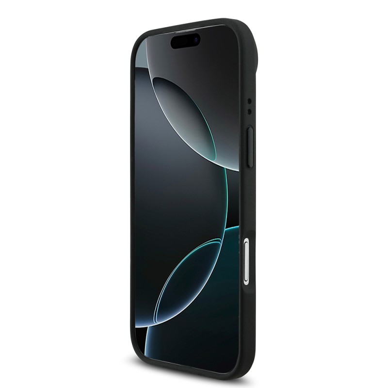Apple iPhone 17 Air Kılıf BMW Orjinal Lisanslı M-safe Şarj Özellikli Metal BMW ve M Logolu PU Karbon Tasarımlı Kapak - 6