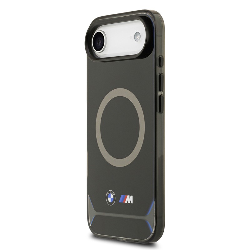 Apple iPhone 17 Air Kılıf BMW Orjinal Lisanslı M-safe Şarj Özellikli Metal Buton Tasarımlı IML Baskılı M Dizayn Kapak - 3