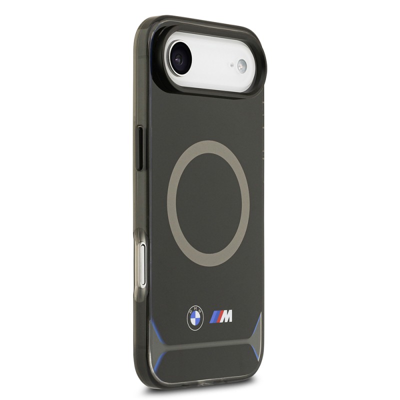 Apple iPhone 17 Air Kılıf BMW Orjinal Lisanslı M-safe Şarj Özellikli Metal Buton Tasarımlı IML Baskılı M Dizayn Kapak - 5