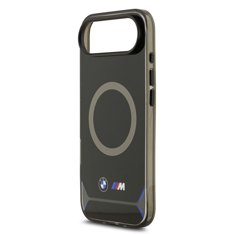 Apple iPhone 17 Air Kılıf BMW Orjinal Lisanslı M-safe Şarj Özellikli Metal Buton Tasarımlı IML Baskılı M Dizayn Kapak - 7