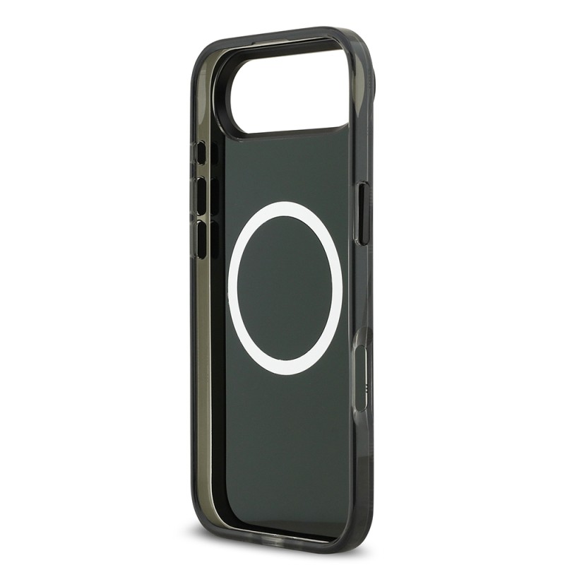Apple iPhone 17 Air Kılıf BMW Orjinal Lisanslı M-safe Şarj Özellikli Metal Kamera Butonlu Yatay Şeritli M Dizayn Kapak - 15