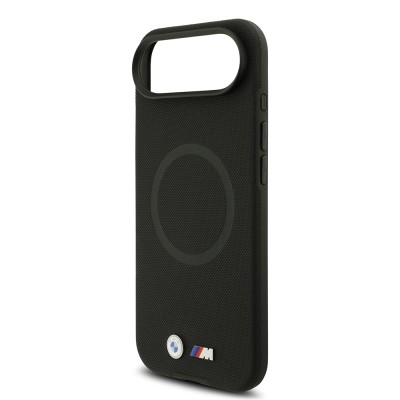 Apple iPhone 17 Air Kılıf BMW Orjinal Lisanslı M-safe Şarj Özellikli Metal Logolu Delikli M Dizayn Deri Kapak - 23