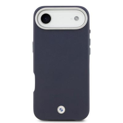 Apple iPhone 17 Air Kılıf BMW Orjinal Lisanslı M-safe Şarj Özellikli Metal Logolu Tam Kaplama Deri Kapak - 5