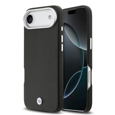 Apple iPhone 17 Air Kılıf BMW Orjinal Lisanslı M-safe Şarj Özellikli Metal Logolu Tam Kaplama Deri Kapak - 3