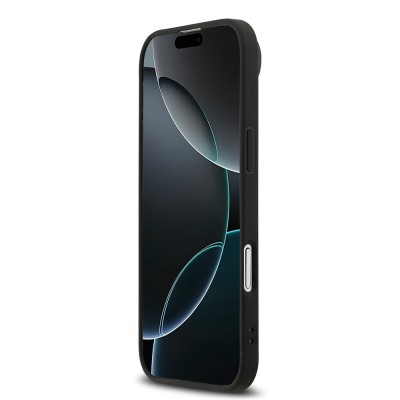 Apple iPhone 17 Air Kılıf DKNY Orjinal Lisanslı M-safe Şarj Özellikli 3D Yazılı Grid Pattern Kapak - 6