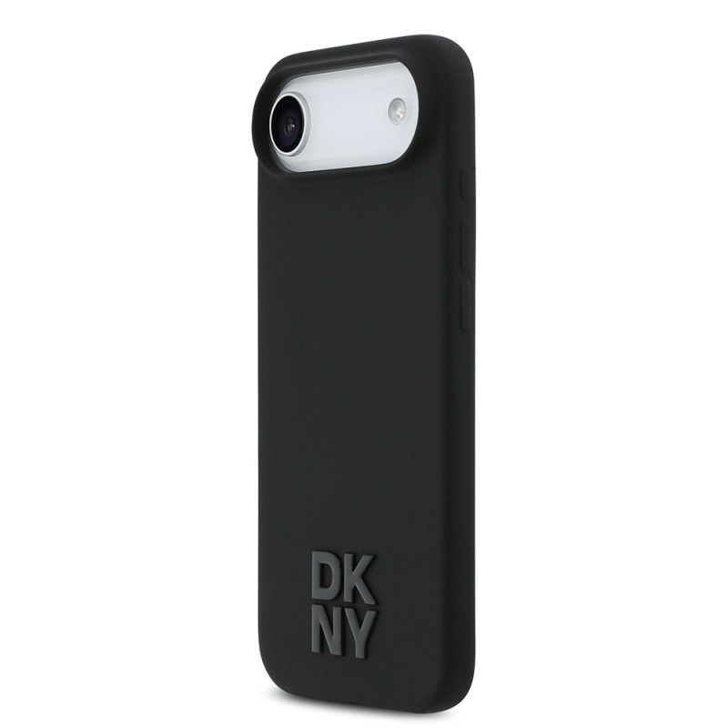 Apple iPhone 17 Air Kılıf DKNY Orjinal Lisanslı M-safe Şarj Özellikli Metal Logolu Silikon Kapak - 4