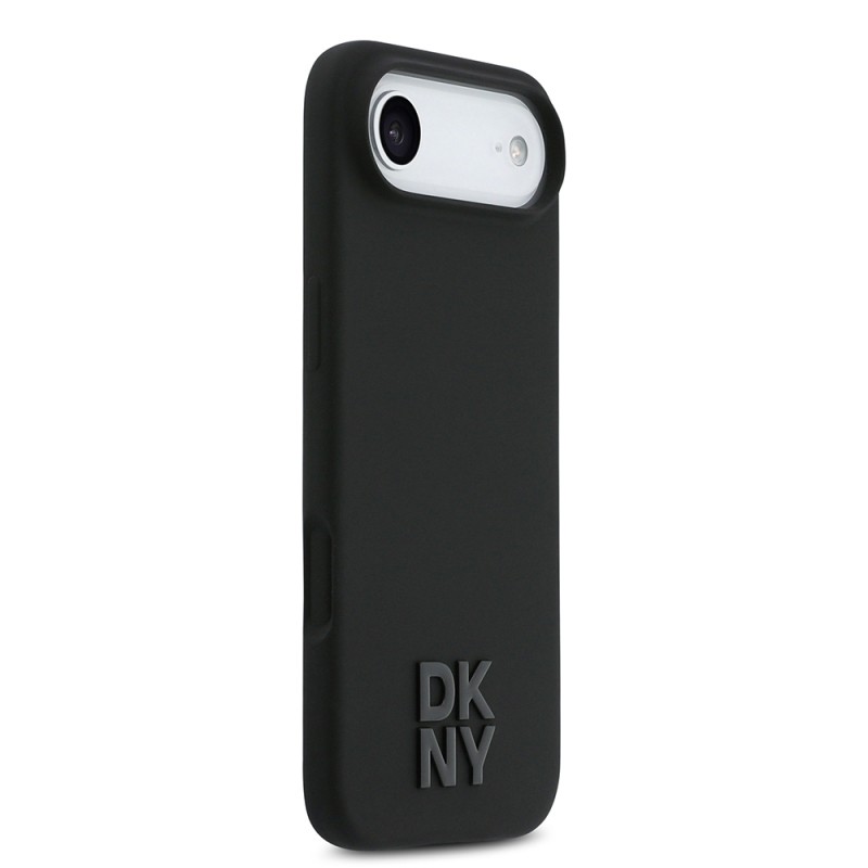 Apple iPhone 17 Air Kılıf DKNY Orjinal Lisanslı M-safe Şarj Özellikli Metal Logolu Silikon Kapak - 6