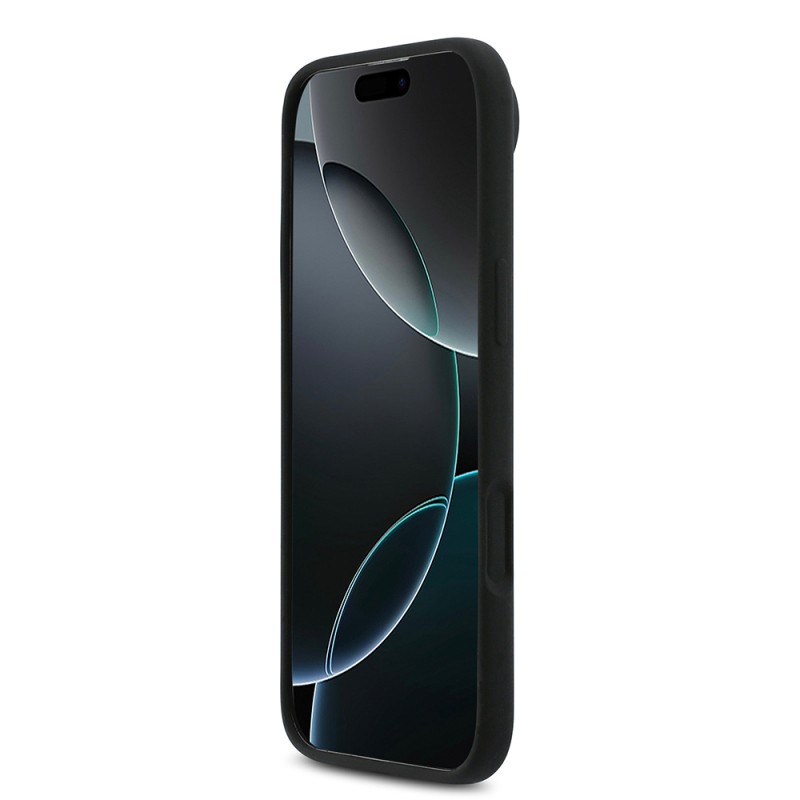 Apple iPhone 17 Air Kılıf DKNY Orjinal Lisanslı M-safe Şarj Özellikli Metal Logolu Silikon Kapak - 7