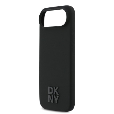 Apple iPhone 17 Air Kılıf DKNY Orjinal Lisanslı M-safe Şarj Özellikli Metal Logolu Silikon Kapak - 8
